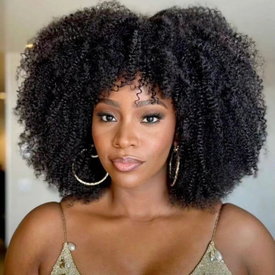 PURE FLOW Afro Kinky Curly Wig - Elevate Your Curls with Confidence