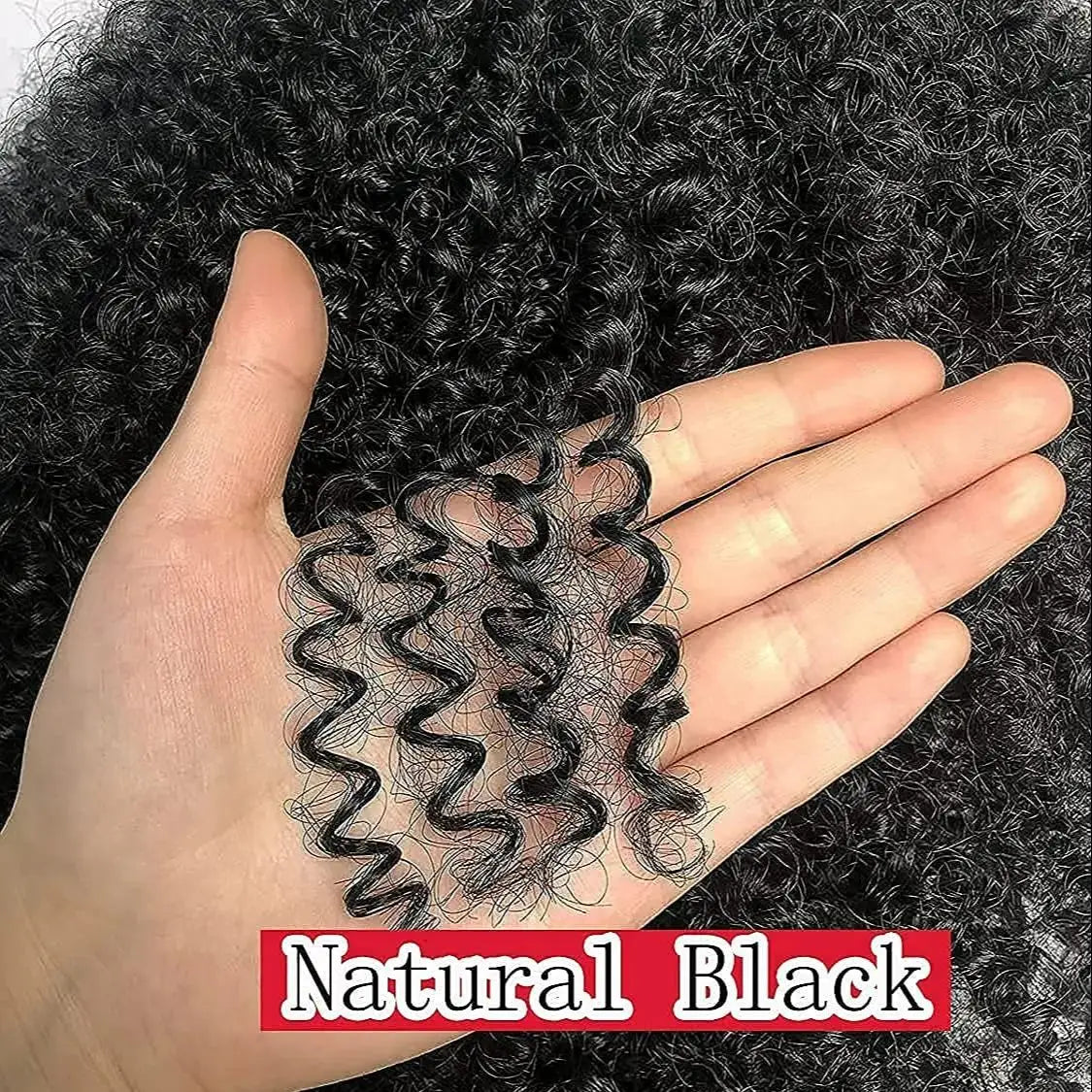 PURE FLOW Afro Kinky Curly Wig - Elevate Your Curls with Confidence