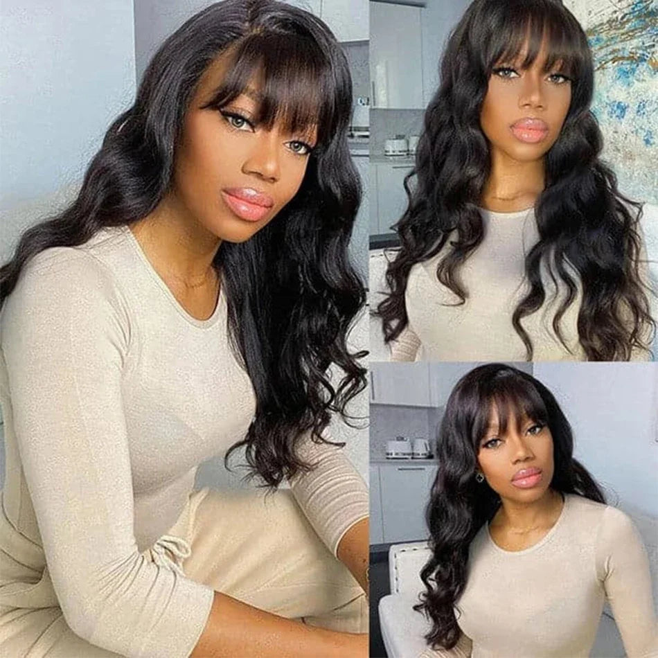 PURE FLOW Body Wave Wig Luxury,Natural Beauty