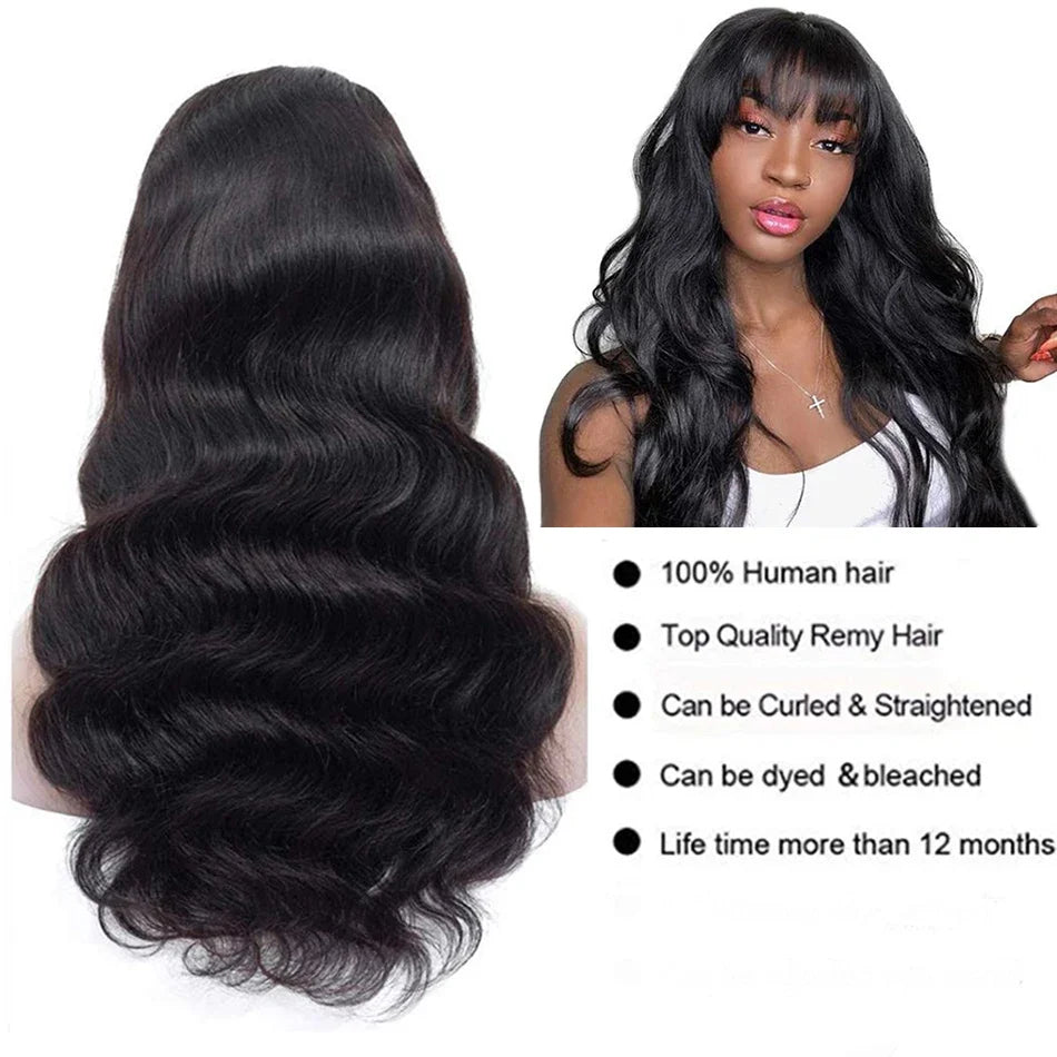 PURE FLOW Body Wave Wig Luxury,Natural Beauty