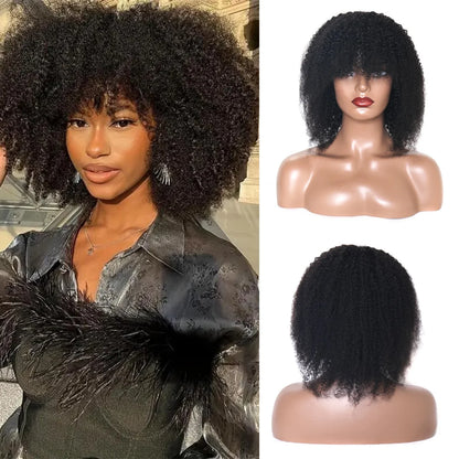 PURE FLOW Afro Kinky Curly Wig - Elevate Your Curls with Confidence