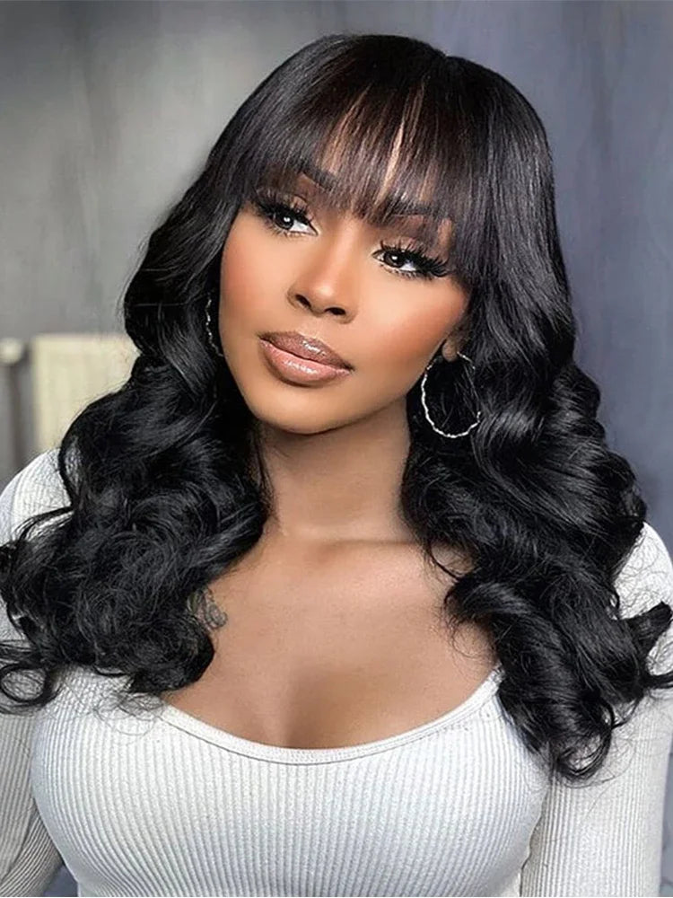 PURE FLOW Body Wave Wig Luxury,Natural Beauty